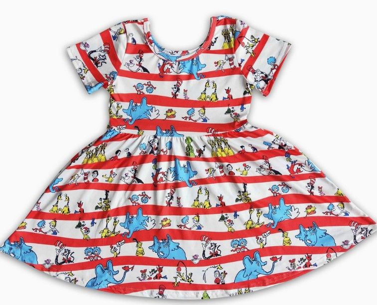 Striped Dr. Seuss Dress