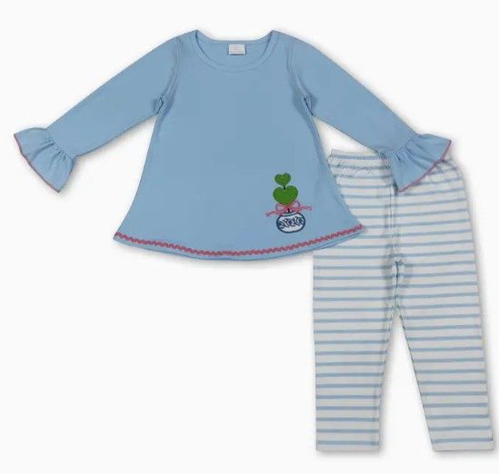 Blue LS Topiary Outfit