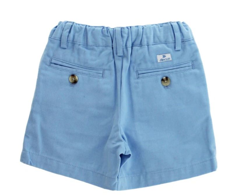 Bailey Boys Pete Short- Harbor Blue Twill