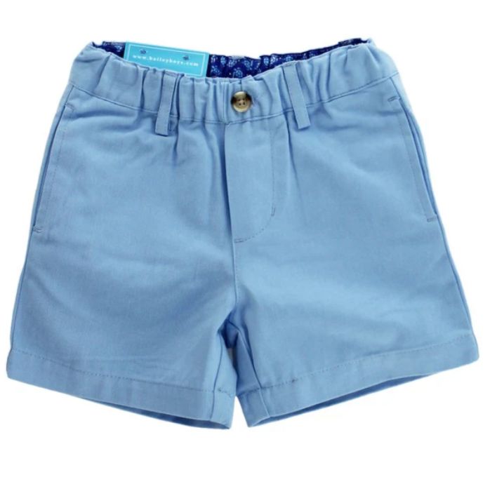 Bailey Boys Pete Short- Harbor Blue Twill