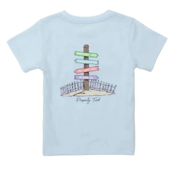 Properly Tied Girls Beach Trip  Periwinkle