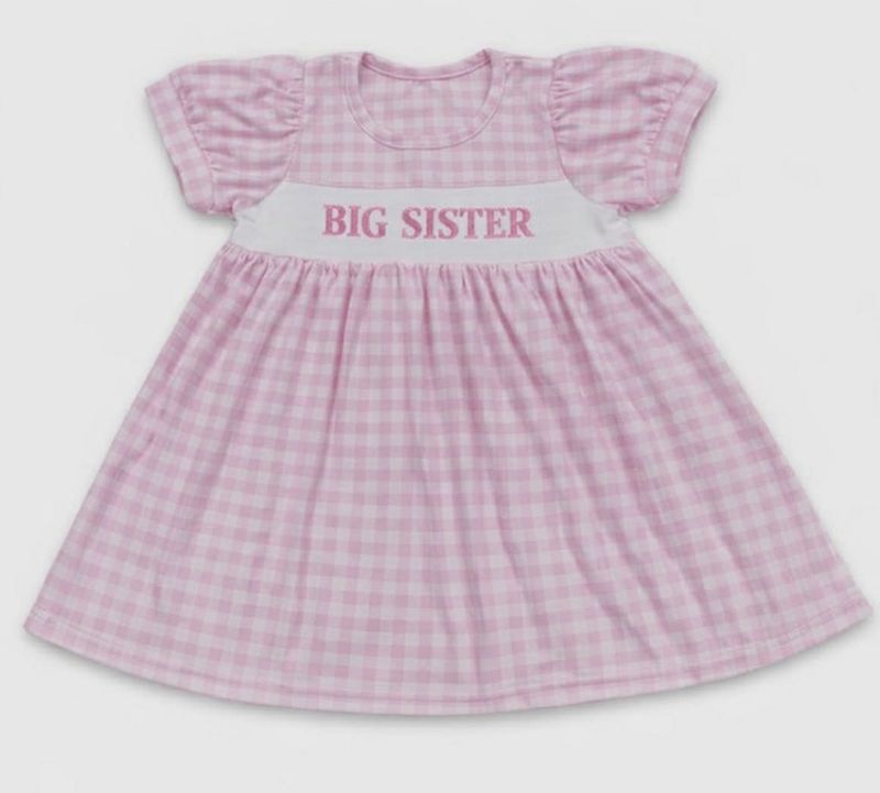Embroidered Big Sister Dress (Pre-order)