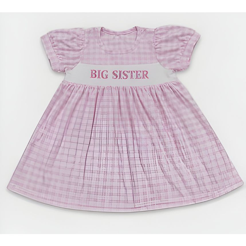 Embroidered Big Sister Dress (Pre-order)