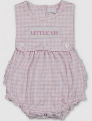 Embroidered Little Sister Romper (Pre-Order)
