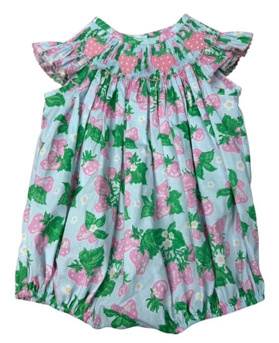 Strawberry Picking Smocked Dress