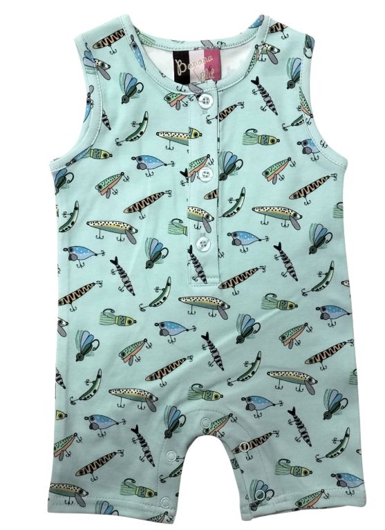 Fishing Lures Boys Romper