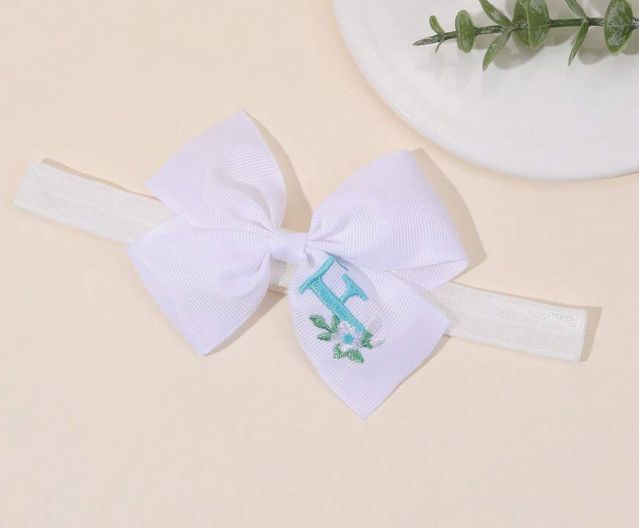 Monogram Initial Baby Headband