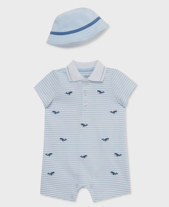 Whale Romper with hat
