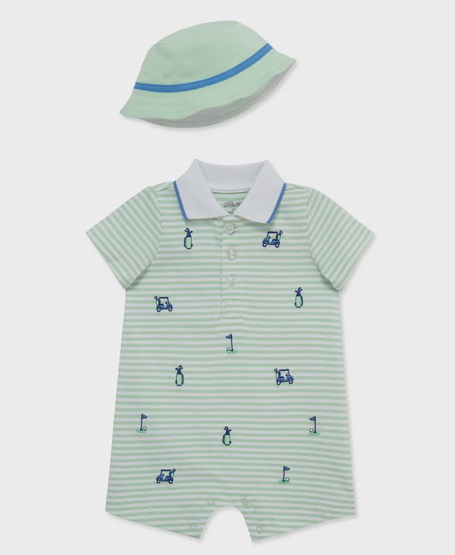 Golf Romper &amp; hat
