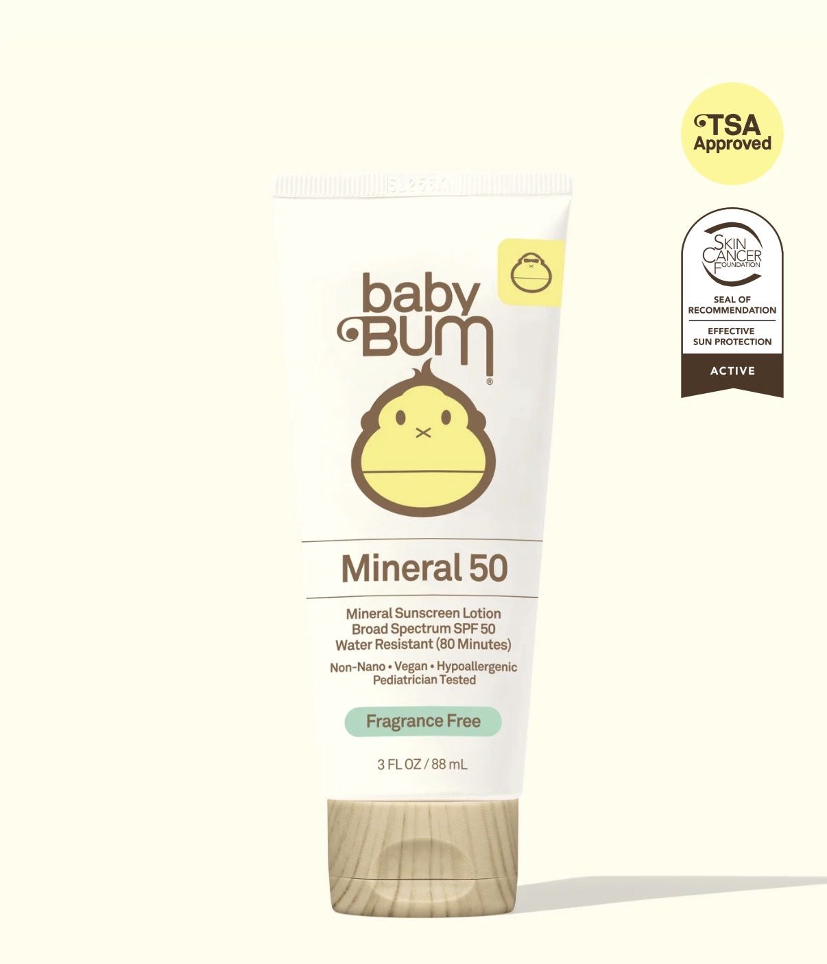 Baby Bum SPF 50 Mineral Sunscreen Lotion 3 oz