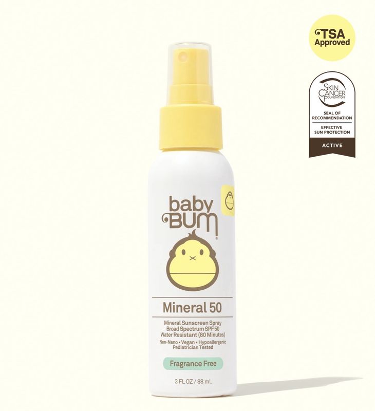 Baby Bum SPF 50 Mineral Spray 3 oz.
