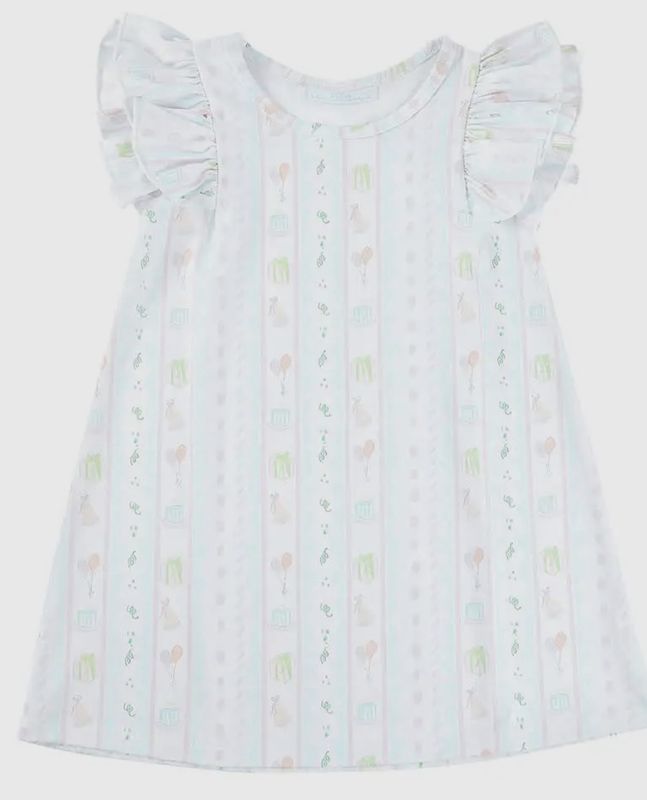 Girls Birthday Dress Blank