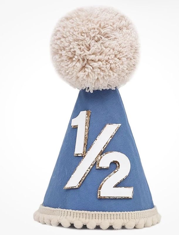 Blue Half Birthday Hat