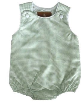 Brooks Bubble- Green Gingham