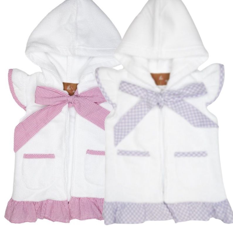 Girls Terry Cloth Swim Cover Up