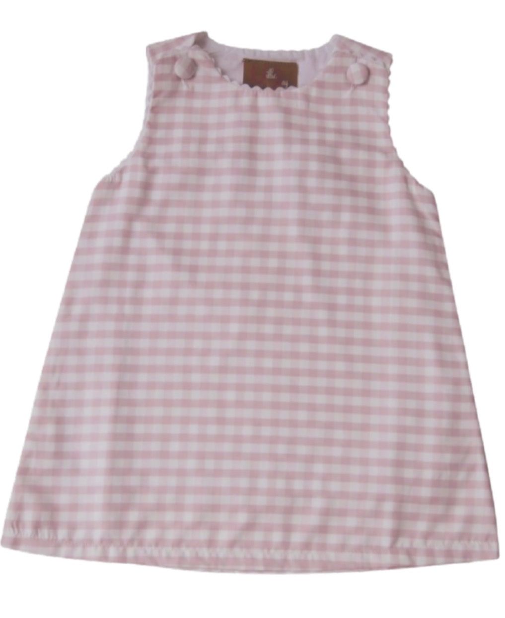 Millie Jay- Pink Gingham A-Line Dress