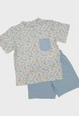 Squiggles Fish Pocket T Outfit