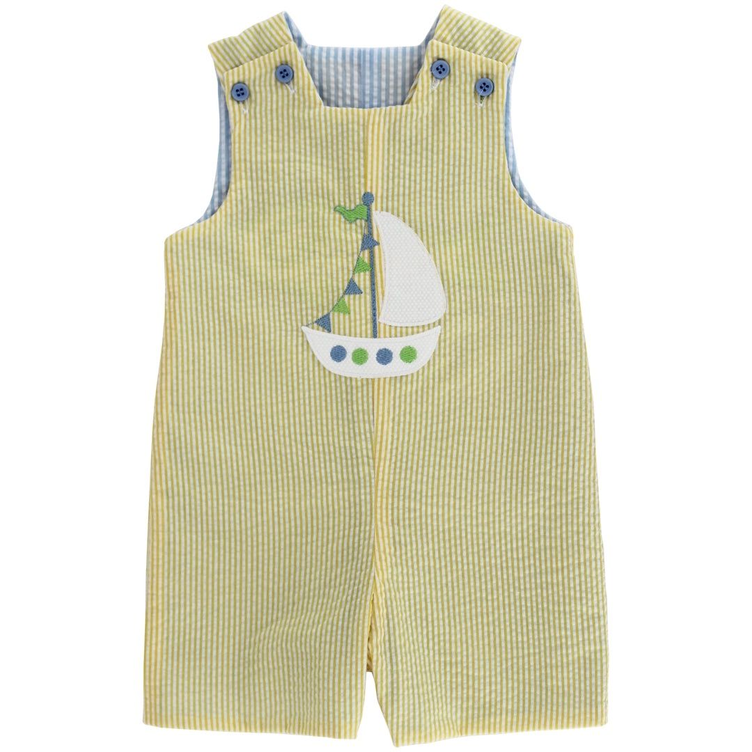 Bailey Boys- Sail Away Reversible John John, Size: 12M
