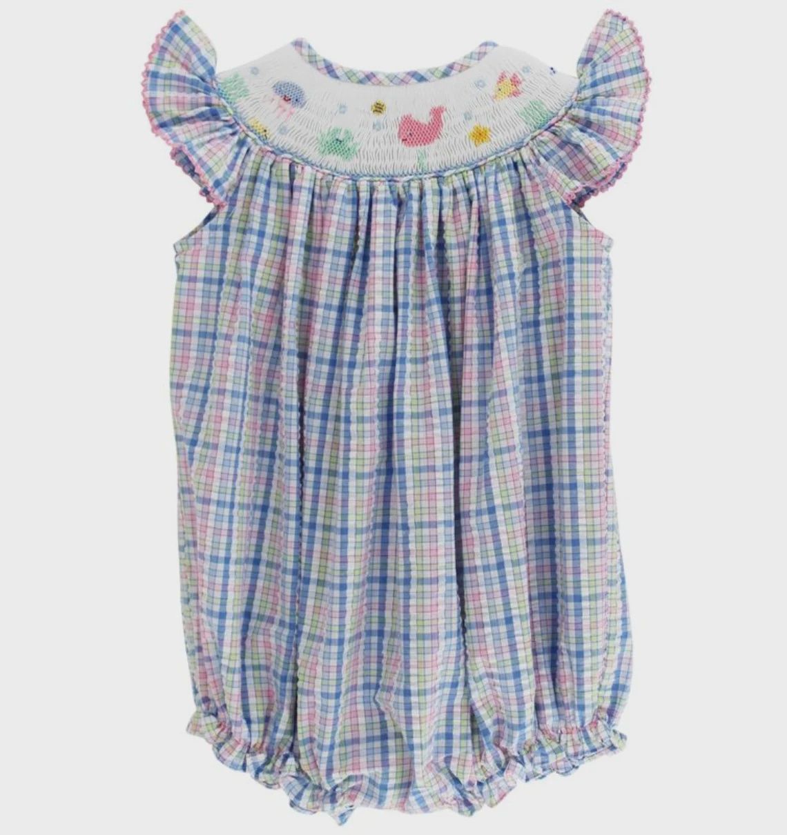 Bailey Boys- Under The Sea Smocked Bubble, Size: 3M