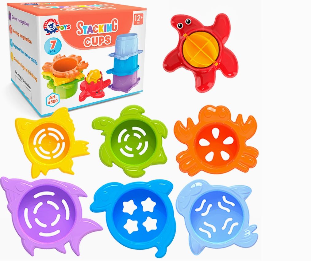 Technok- Sea Animal Stacking Beach Toys