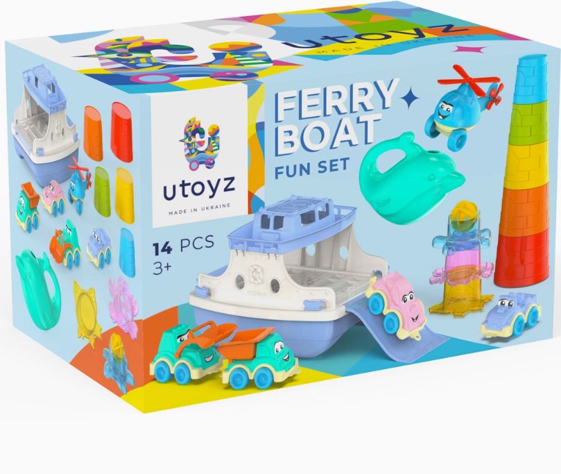 Technok- Ferry Fun &amp; Friends Beach Toy Set