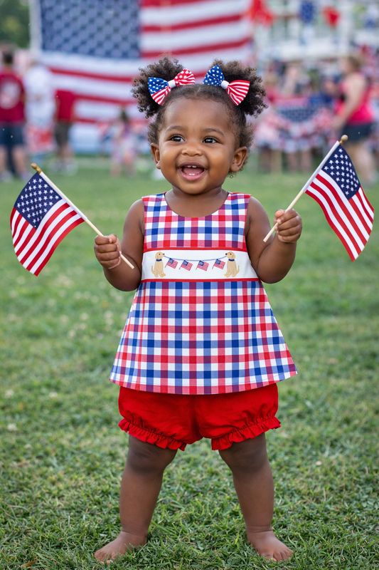 American Puppy Bloomer Set