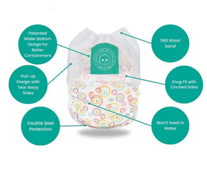Little Toes On The Go Natural Swim Diapers