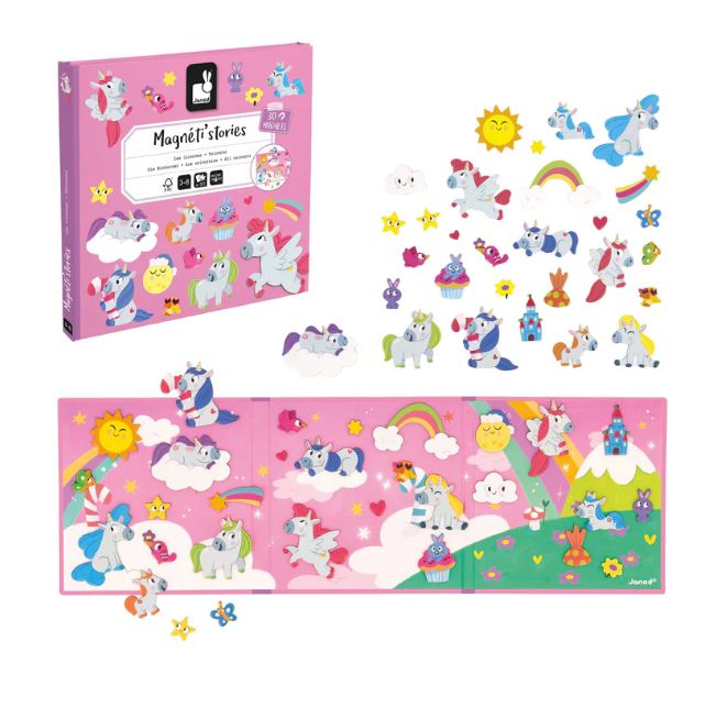 Janod-Unicorn Magnetic Story Board