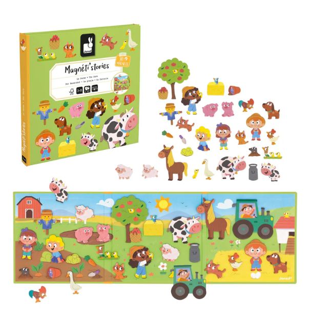 Janod- Farm Magnetic Story Board