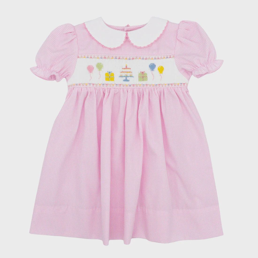 Hand Smocked Birthday Dress, Size: 2T