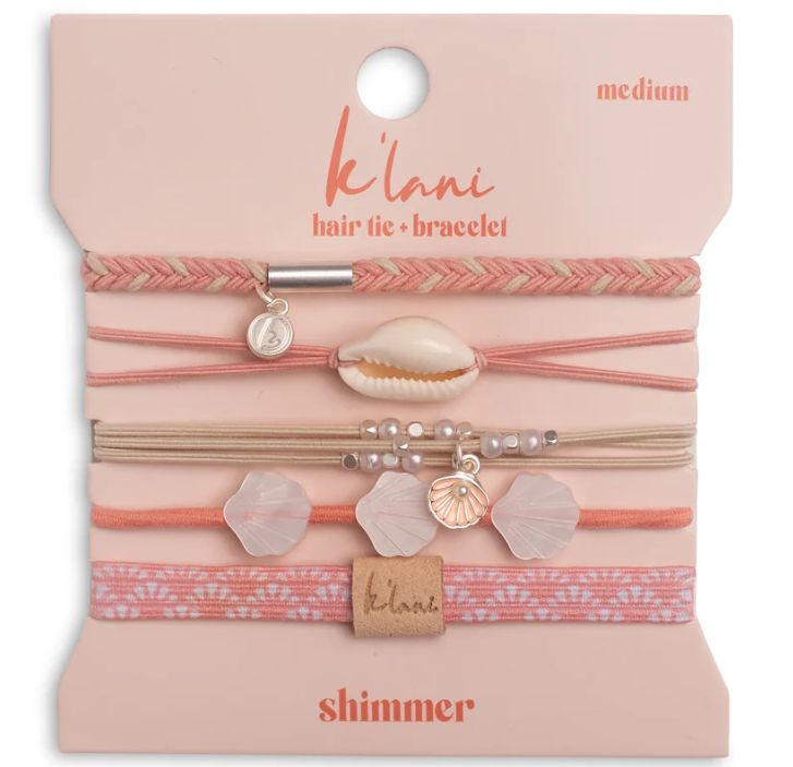 K'lani Shimmer Hair Tie Bracelets