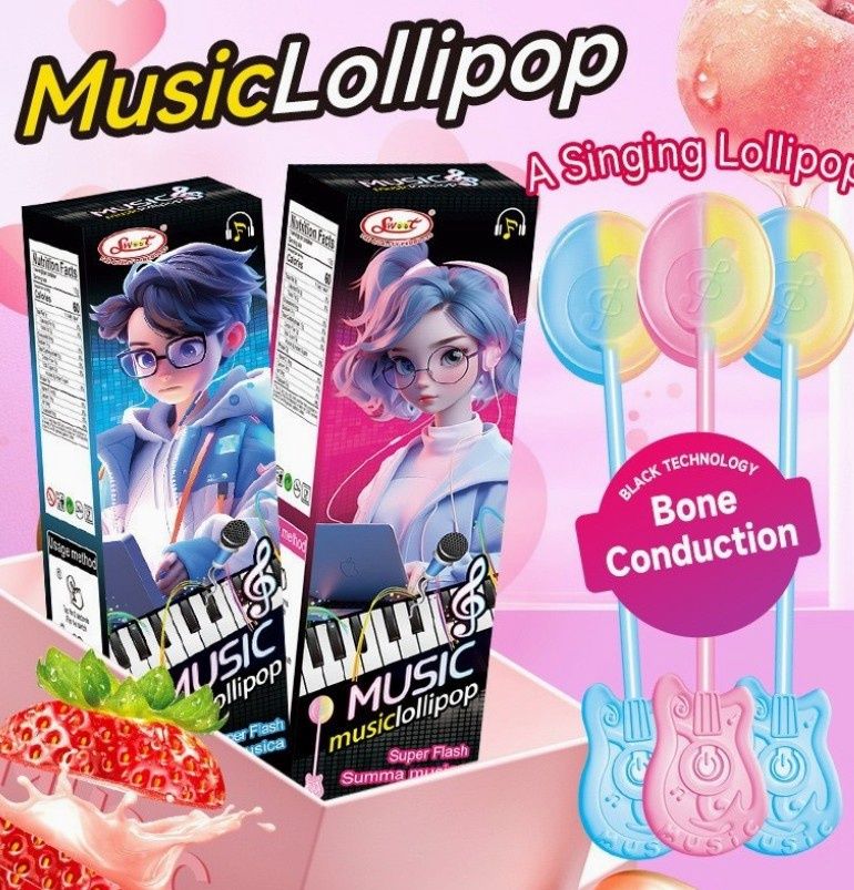 Musical Bone Conduction Lollipop