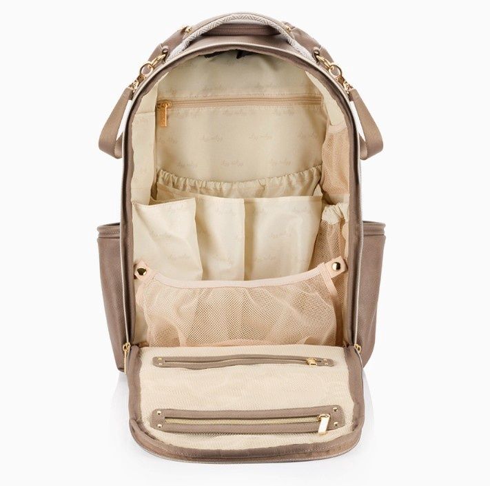 Vanilla Latte Boss Plus Backpack Diaper Bag
