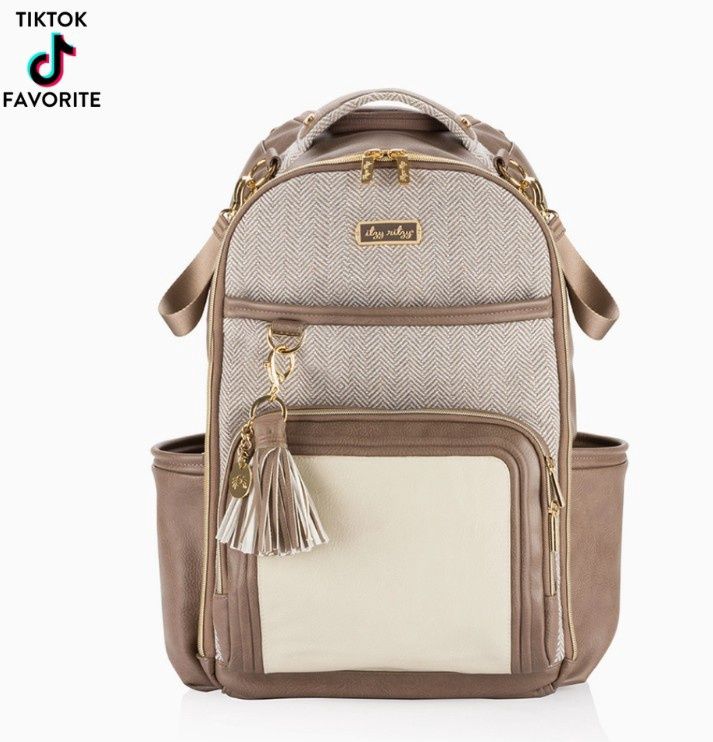 Vanilla Latte Boss Plus Backpack Diaper Bag