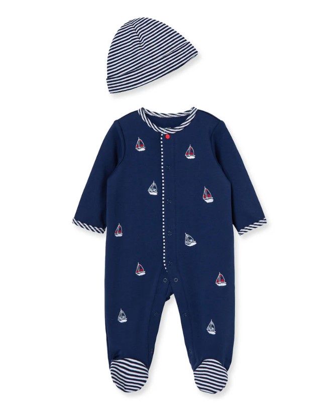 Sailboat Footie Set