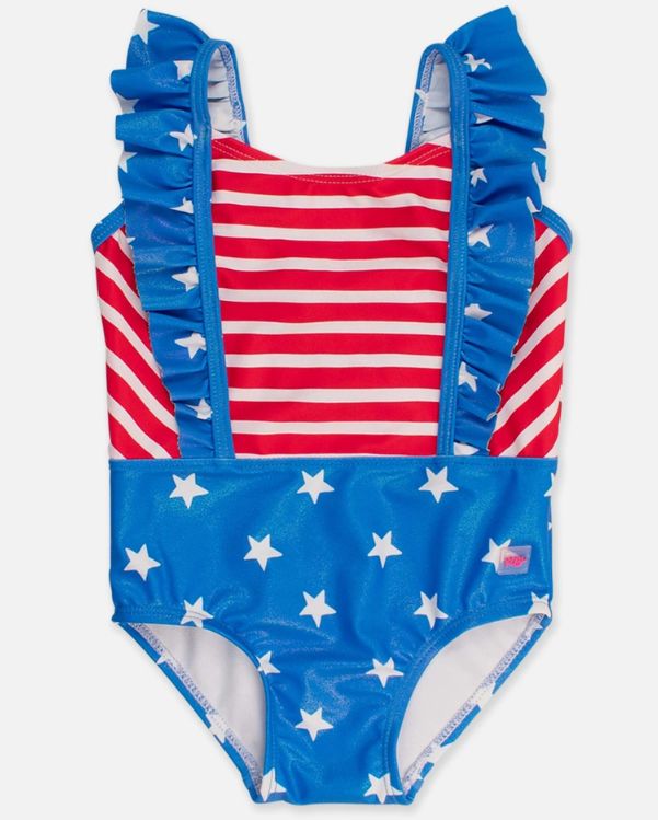 Shimmer &amp; Stars Pinafore One Piece Swimsuit