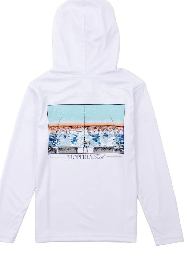 Properly Tied- Castaway Performance Hoodie