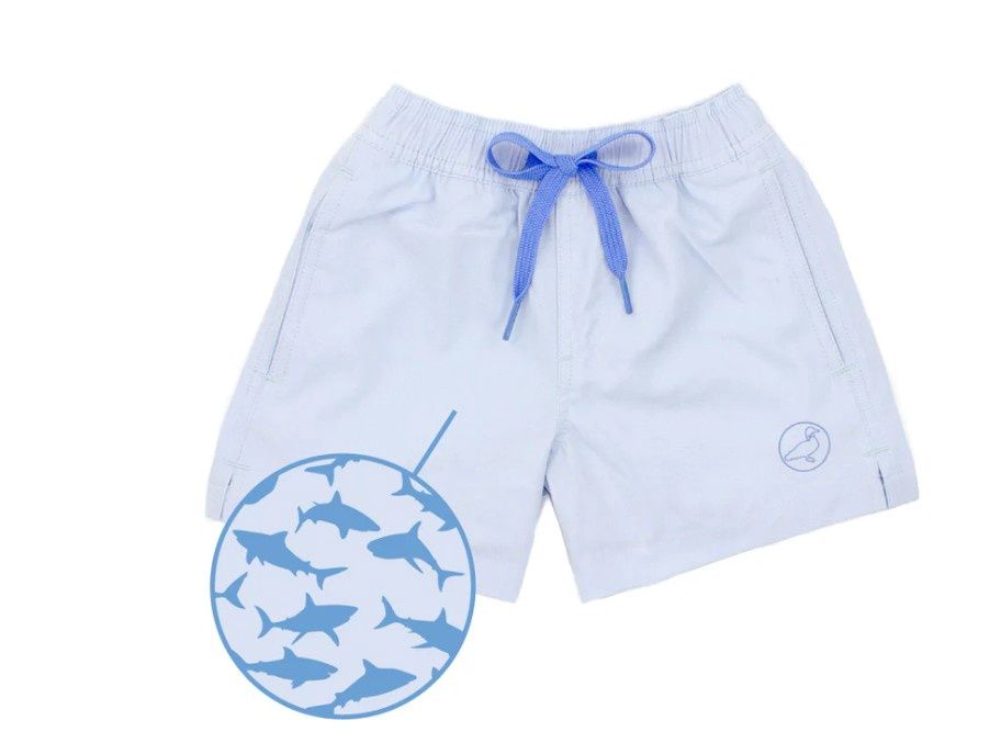 Properly Tied - Splash Swim Shark Trunks