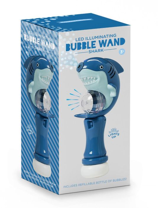 Shark LED Light Up Bubble Wand
