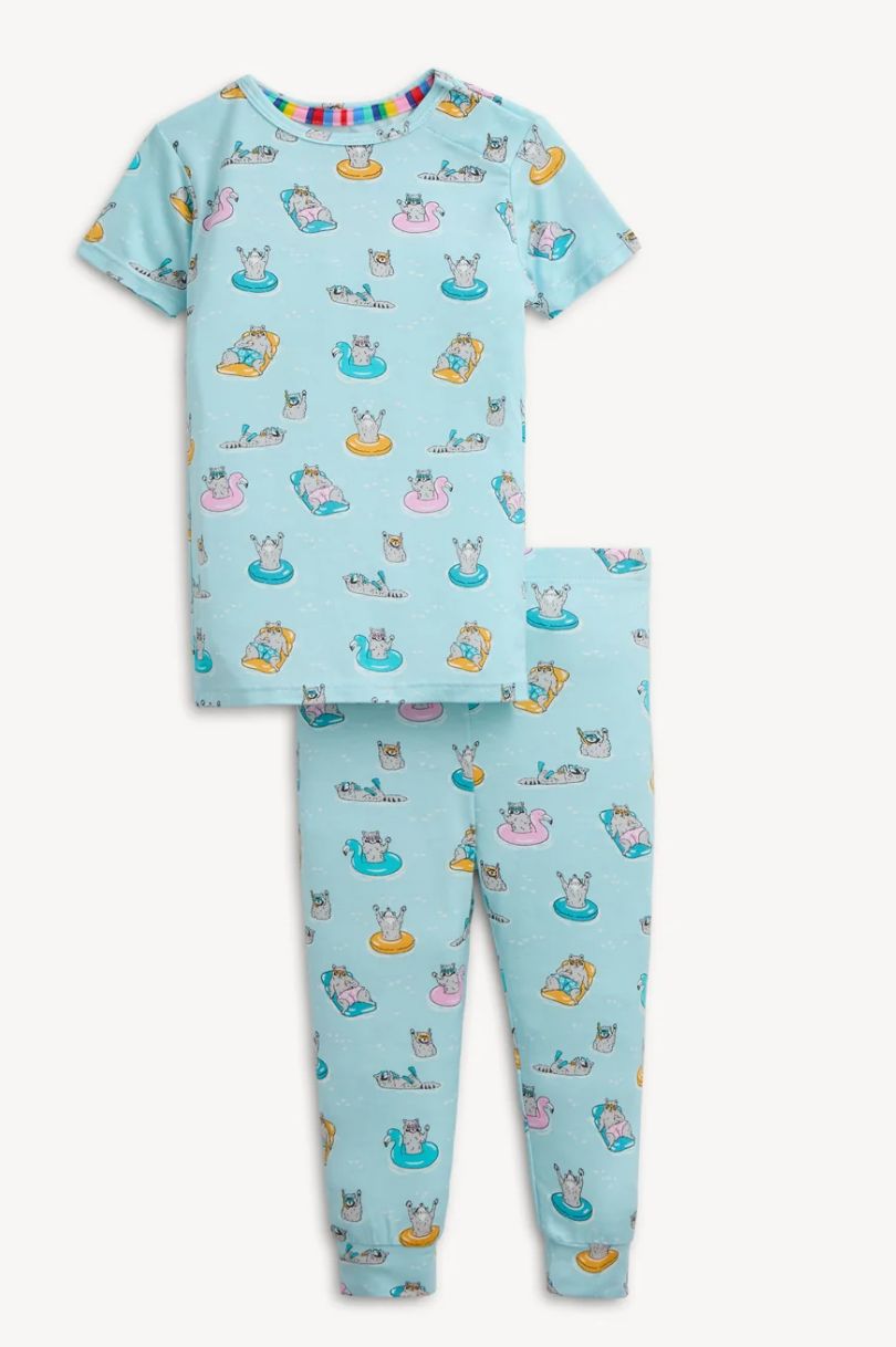Racoon Lagoon 2 Piece Modal Pajamas