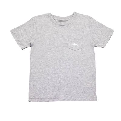 Saltwater Boys Sailfish SS Graphic Tee- Grey Heather