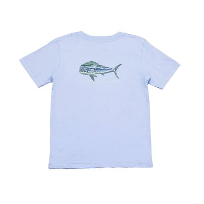 Saltwater Boys Mahi Mahi Graphic Tee- Blue