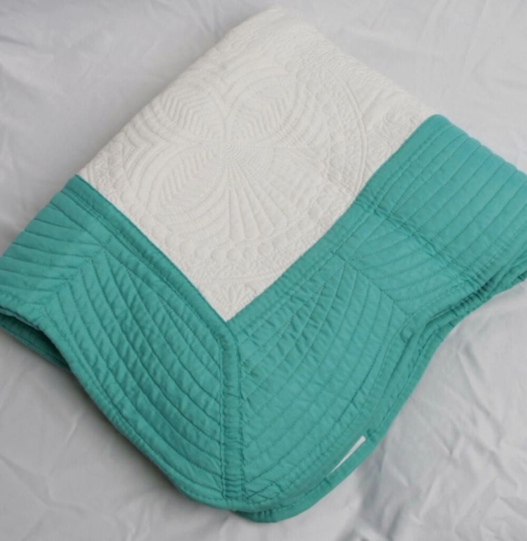 Monogram Quilt with Crest