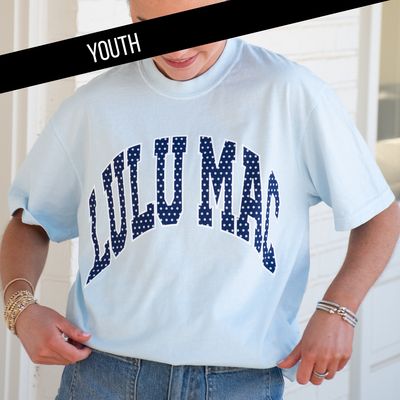 Lulu Mac Chambray Dot T Shirt