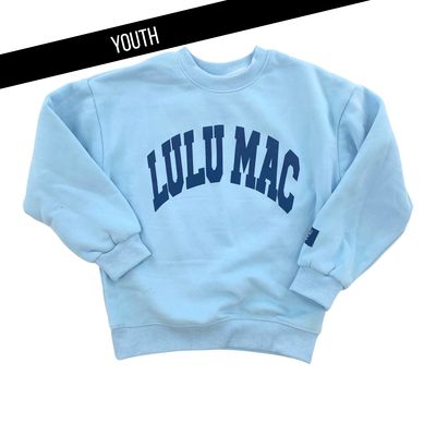 Lulu Mac- Light Blue Sweatshirt