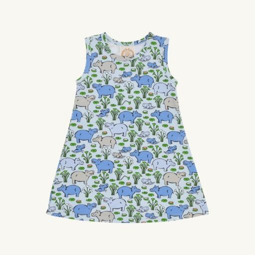 Sleeveless Polly Play Dress-Bal Harbour Hippo