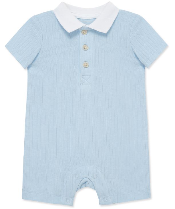 Little Me-Boys Polo Romper
