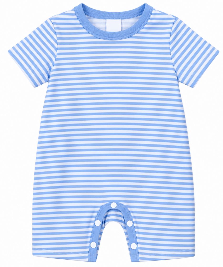 Blue Stripe Everyday Romper