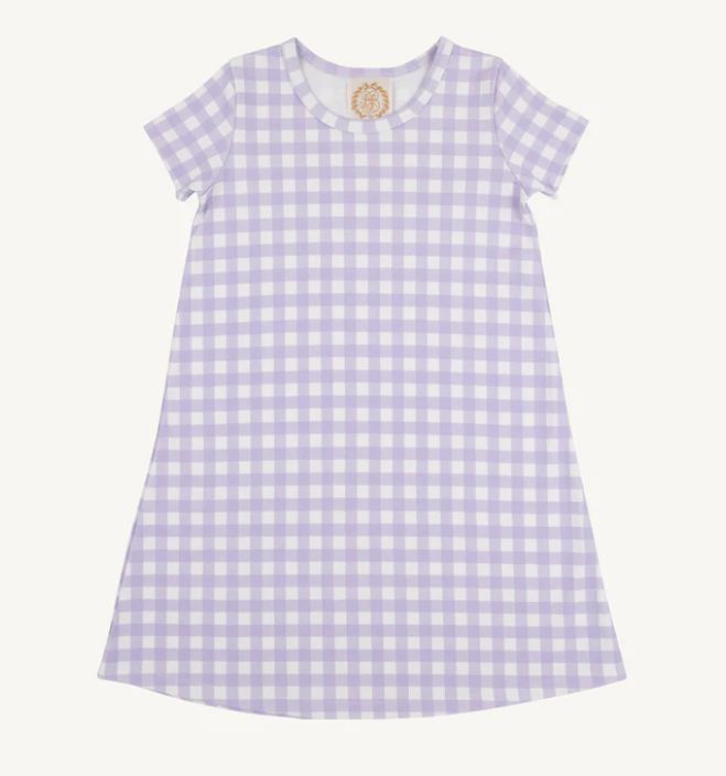 Polly Play Dress- Lauderdale Lavender Gingham