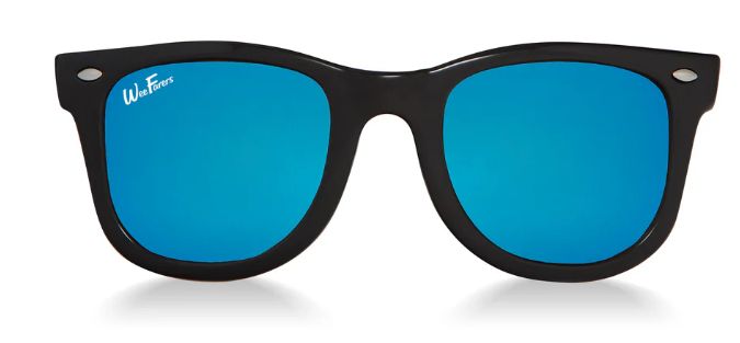 WeeFarer Black Polarized Ocean Blue Lens